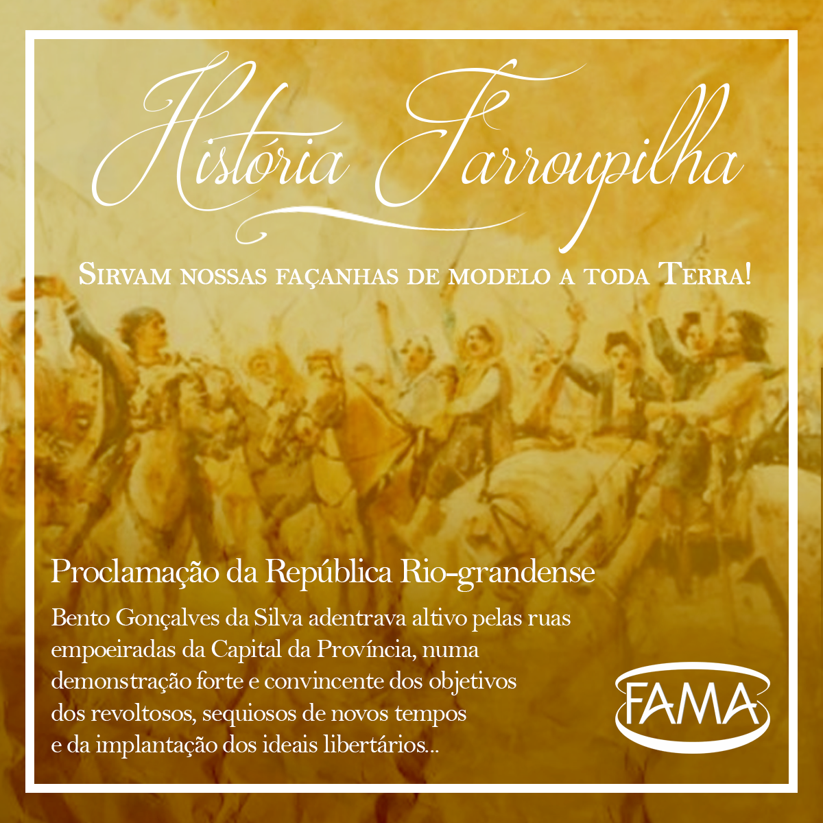 11 de setembro de 1836: proclamada a República Rio-Grandense - Portal Roda  de Cuia